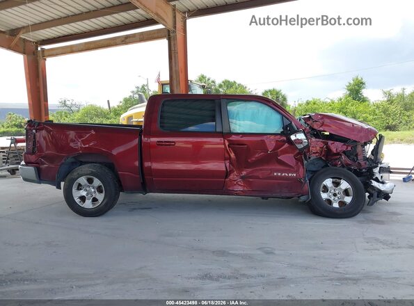 1C6RREFT6MN661544 2021 RAM 1500 Maroon Widok wnętrza z tyłu