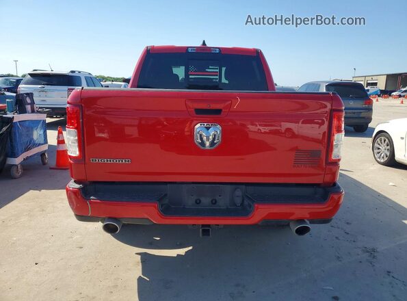 1C6RREFTXMN544582 2021 RAM 1500 Red Հետևի տեսք