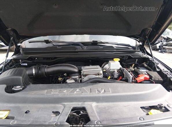 1C6RREHT0MN593660 2021 RAM 1500 Black Rear view