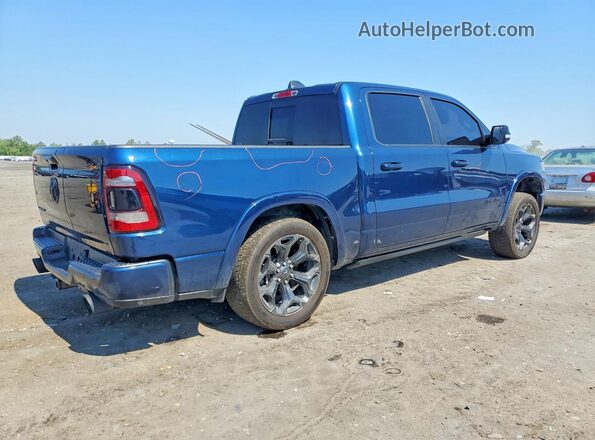 1C6RREHT3MN709336 2021 RAM 1500 Blue უკანა მარჯვენა
