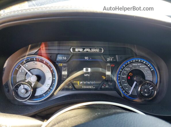 1C6RREHT3MN709336 2021 RAM 1500 Blue ხელსაწყოთა პანელის ხედი