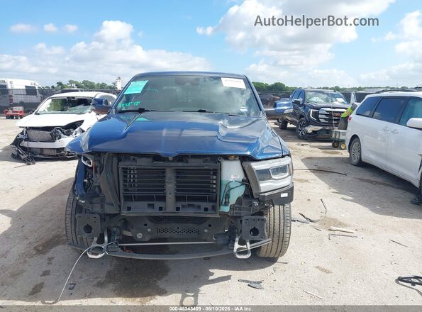 1C6RREJT2RN140254 2024 RAM 1500 Blue Instrument cluster view