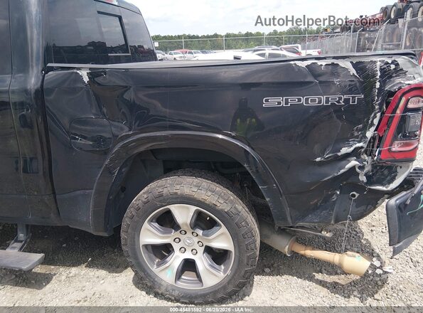 1C6RREJT5LN302613 2020 RAM 1500 Black Front view