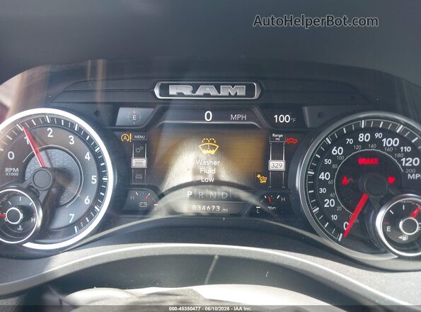 1C6RREJT6NN350141 2022 RAM 1500 Серый Вид задних сидений