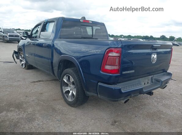 1C6RREJT8MN569035 2021 RAM 1500 Blue Trasero izquierdo