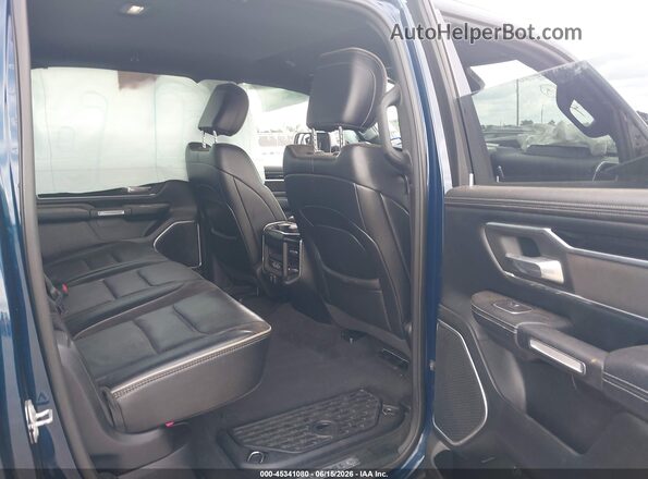 1C6RREJT8MN569035 2021 RAM 1500 Blue Vista de la etiqueta del VIN