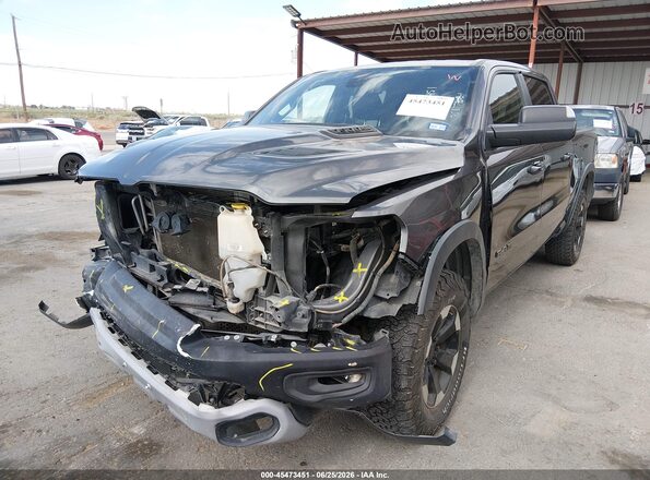 1C6RRELT1KN716726 2019 RAM 1500 Gray Przód lewy