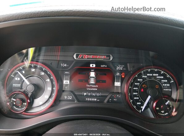 1C6RRELT1KN716726 2019 RAM 1500 Gray Widok tylnych siedzeń