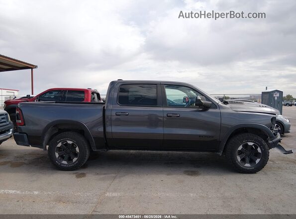 1C6RRELT1KN716726 2019 RAM 1500 Gray Widok wnętrza z tyłu