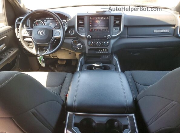1C6RRFBGXMN742917 2021 RAM 1500 White Dashboard view