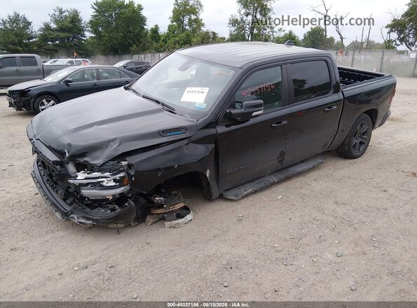 1C6RRFFG0MN626801 2021 RAM 1500 Black Передня ліва чверть