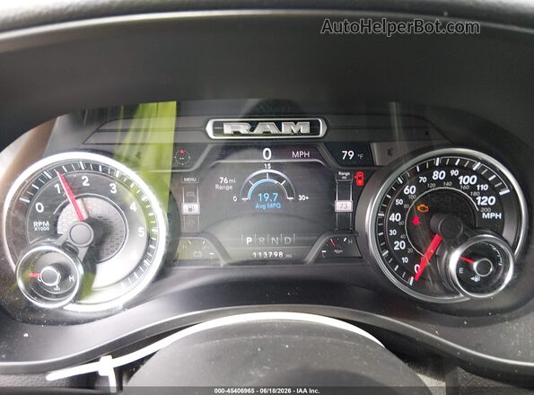 1C6RRFFG3KN889491 2019 RAM 1500 Red Հետևի նստատեղերի տեսք