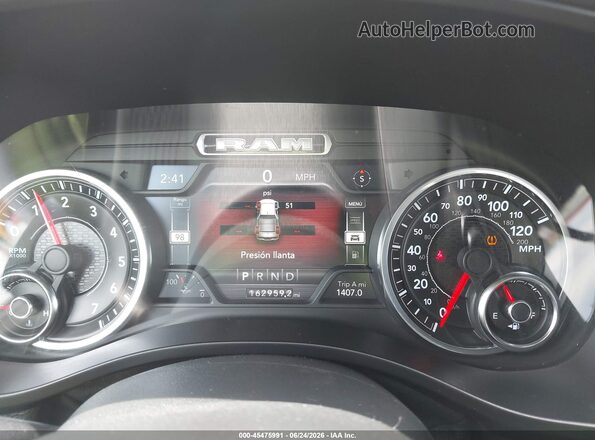 1C6RRFFG7KN721577 2019 RAM 1500 Black Вид задніх сидінь