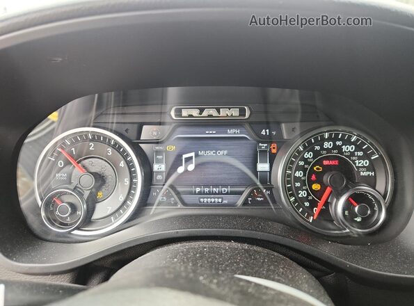 1C6RRFFG7KN790138 2019 RAM 1500 Gray Vista interior de 360 grados