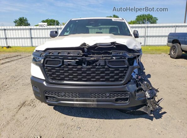 1C6SRECGXSN569875 2025 RAM 1500 White Դիմացի տեսք