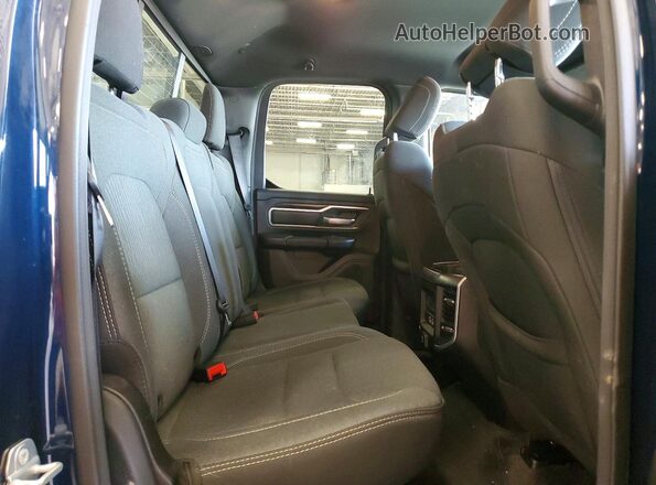 1C6SRFBT6NN155694 2022 RAM 1500 Blue Vista de los asientos traseros