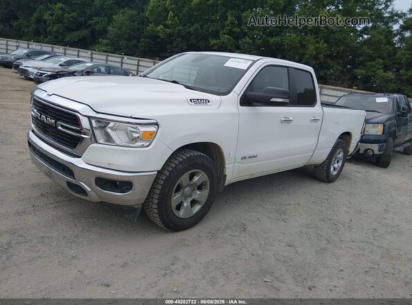 1C6SRFBT8LN258323 2020 RAM 1500 White წინა მარცხენა ხედი სამი მეოთხედიდან