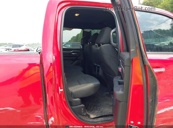 1C6SRFBT9KN555454 2019 RAM 1500 Red VIN კოდის სტიკერის ხედი