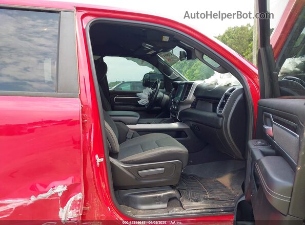 1C6SRFBT9KN555454 2019 RAM 1500 Red წინა სალონის ხედი
