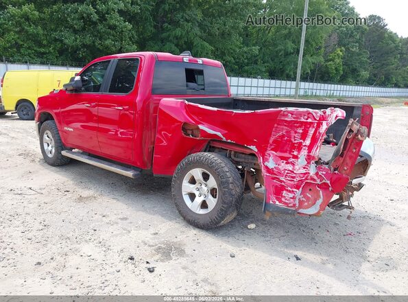 1C6SRFBT9KN555454 2019 RAM 1500 Red უკანა მარცხენა