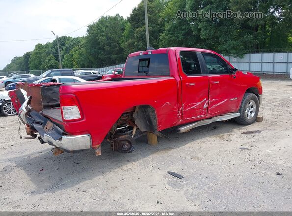 1C6SRFBT9KN555454 2019 RAM 1500 Red უკანა მარჯვენა