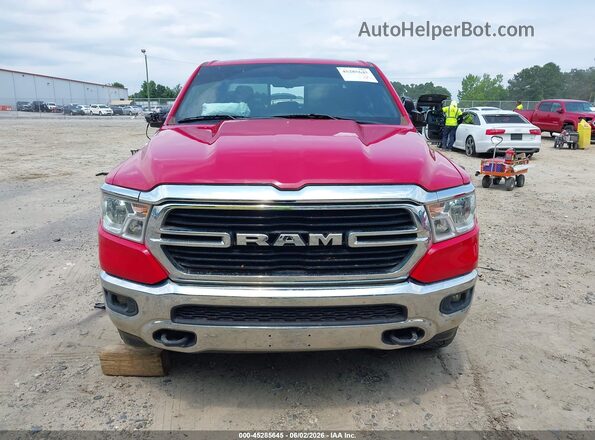 1C6SRFBT9KN555454 2019 RAM 1500 Red უკანა სალონის ხედი