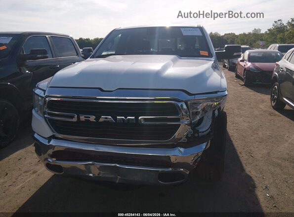 1C6SRFBT9MN759934 2021 RAM 1500 White Instrument cluster view