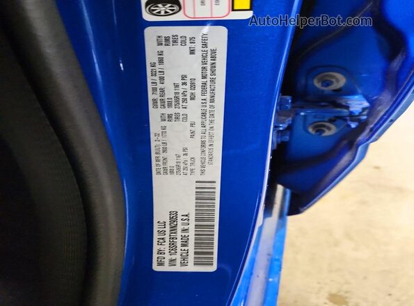 1C6SRFBTXNN290533 2022 RAM 1500 Blue 