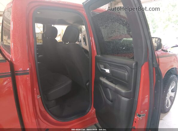 1C6SRFCT4LN109065 2020 RAM 1500 Red Vista de la etiqueta del VIN