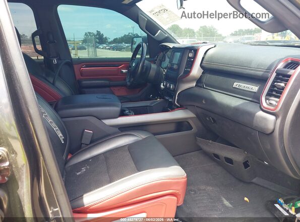 1C6SRFET6KN840995 2019 RAM 1500 Black Widok wnętrza z przodu