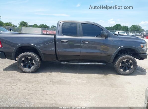 1C6SRFET6KN840995 2019 RAM 1500 Black Widok wnętrza z tyłu