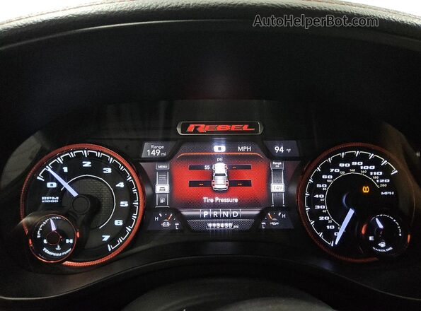 1C6SRFET7KN829357 2019 RAM 1500 Red 
