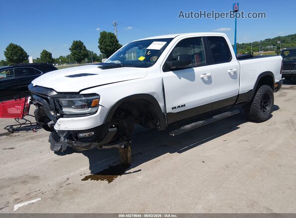 1C6SRFET8LN295772 2020 RAM 1500 White Vista tres cuartos delantera izquierda