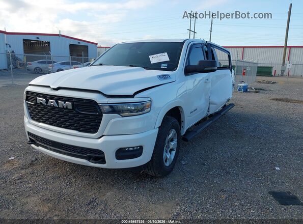 1C6SRFFP5SN551558 2025 RAM 1500 White Առջևի ձախ երեք քառորդ տեսարան