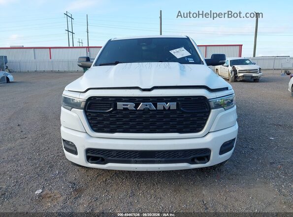 1C6SRFFP5SN551558 2025 RAM 1500 White Հետևի տեսք