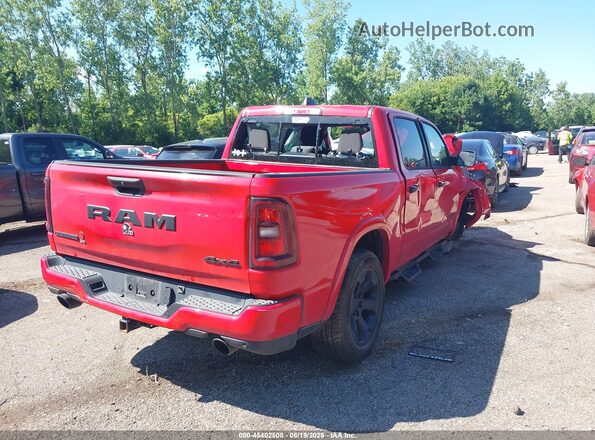 1C6SRFFP7SN520263 2025 RAM 1500 Red უკანა მარჯვენა
