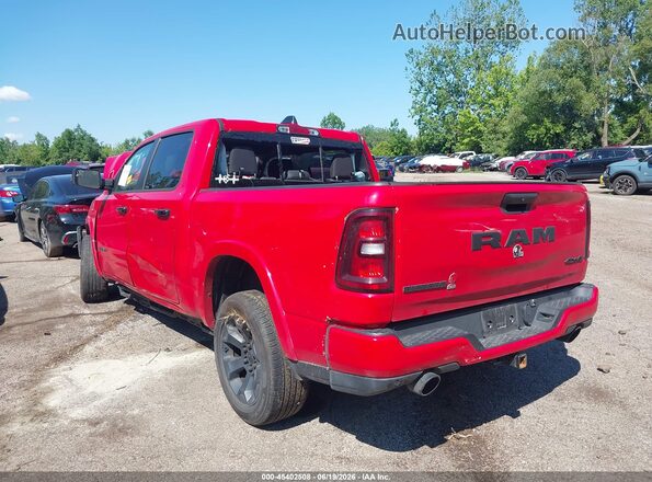 1C6SRFFP7SN520263 2025 RAM 1500 Red უკანა მარცხენა