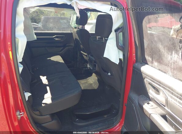 1C6SRFFP7SN520263 2025 RAM 1500 Red VIN კოდის სტიკერის ხედი