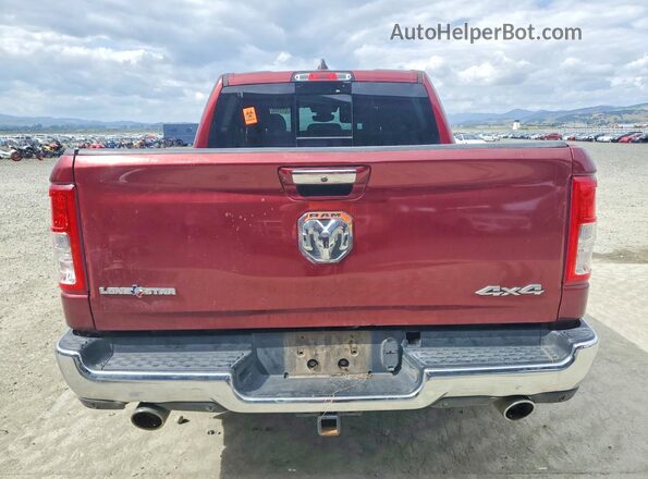 1C6SRFFT0KN839226 2019 RAM 1500 Maroon Вид ззаду