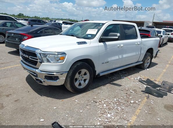 1C6SRFFT0LN338791 2020 RAM 1500 White Առջևի ձախ երեք քառորդ տեսարան