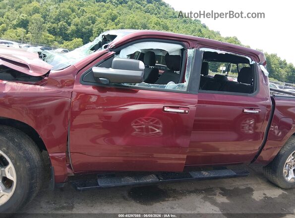 1C6SRFFT1KN552378 2019 RAM 1500 Maroon Vista interior de 360 grados
