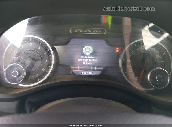 1C6SRFFT1KN783572 2019 RAM 1500 Black Հետևի նստատեղերի տեսք