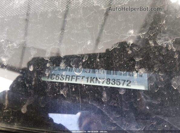 1C6SRFFT1KN783572 2019 RAM 1500 Black Շարժիչի բաժամունքի տեսք
