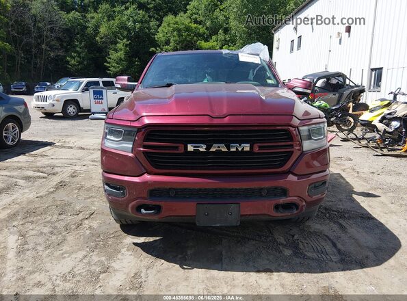 1C6SRFFT1KN830373 2019 RAM 1500 Red Instrument cluster view
