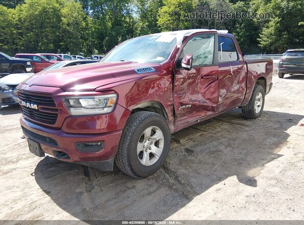 1C6SRFFT1KN830373 2019 RAM 1500 Red Front left