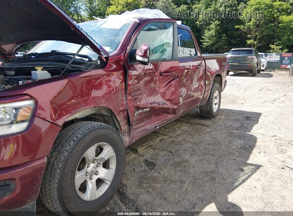 1C6SRFFT1KN830373 2019 RAM 1500 Red Front view