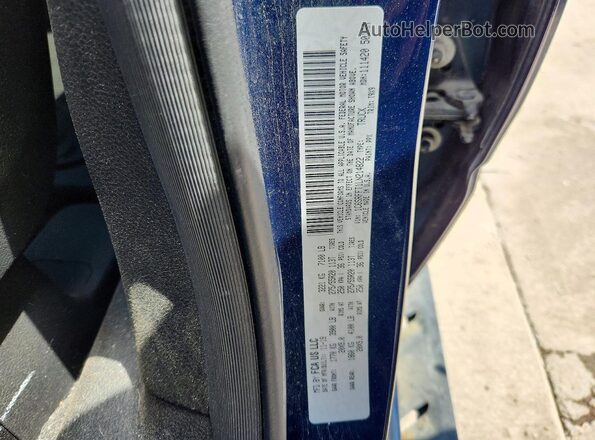 1C6SRFFT1LN214822 2020 RAM 1500 Blue ძრავის განყოფილების ხედი