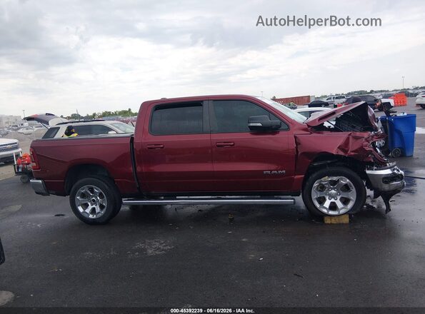 1C6SRFFT1MN518234 2021 RAM 1500 Maroon Vista del cuadro de instrumentos