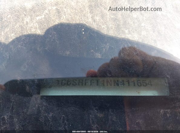 1C6SRFFT1NN411654 2022 RAM 1500 White ძრავის განყოფილების ხედი