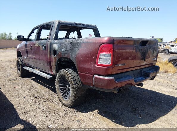1C6SRFFT2KN659147 2019 RAM 1500 Burgundy Tył lewy